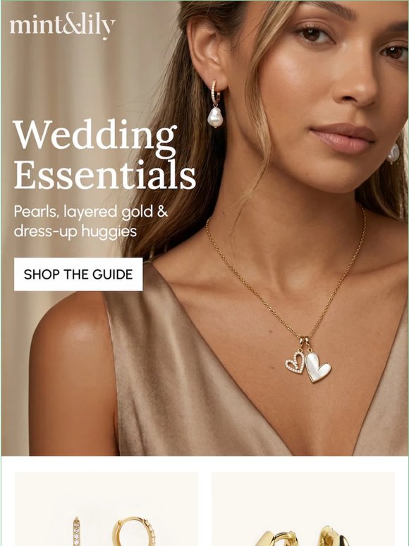 Dainty Jewelry for the Big Day ✨