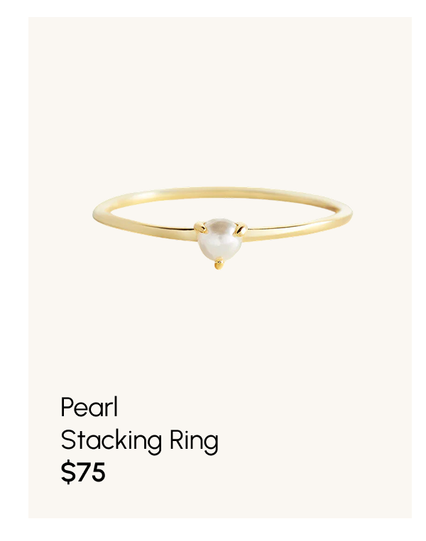 Pearl Stacking Ring