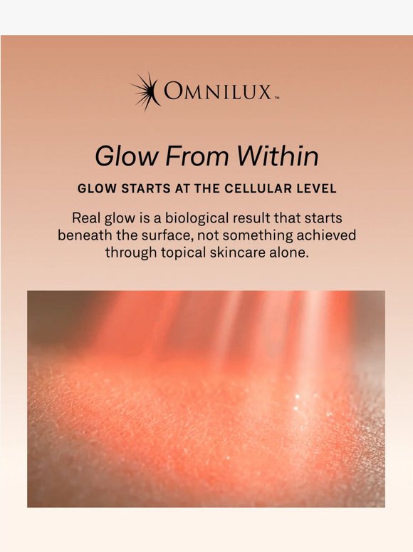 What actually makes skin glow?