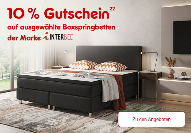 10% auf ausgewählte Betten