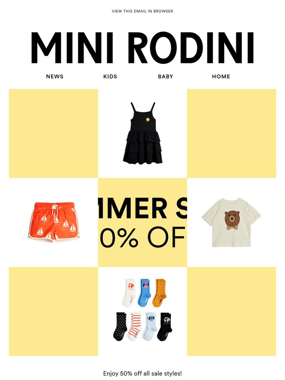 VIP Sale: 50% off ☀️🍉