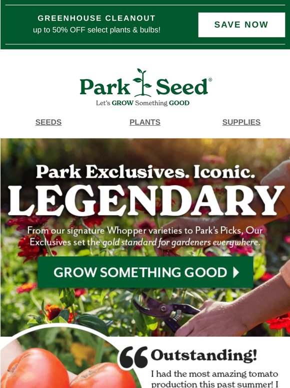 It's Not Too Late to Grow Something Legendary ���