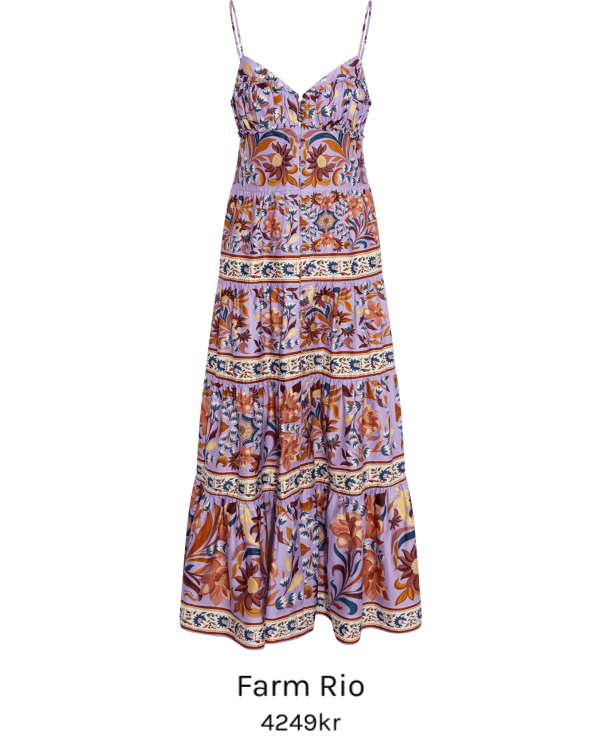 Image of Sleeveless Tiered Maxi Dress