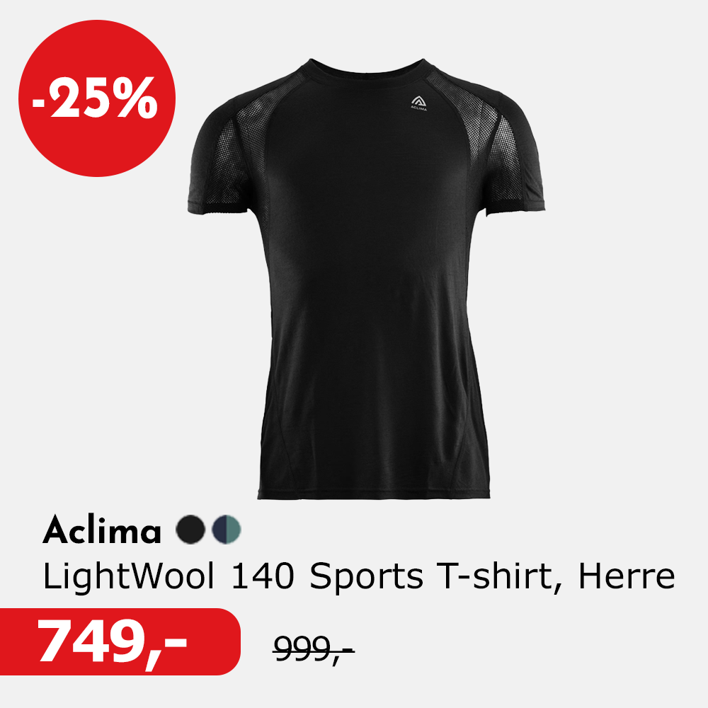 Aclima LightWool 140 Sports T-shirt, Herre