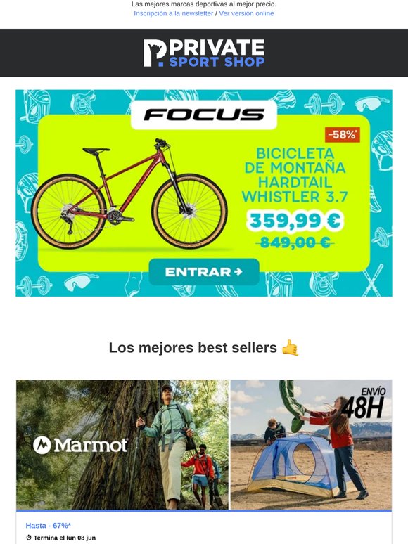 Marmot hasta el -67% | Fjern Ropa, MAD.ONE, Horze, Hurley...
