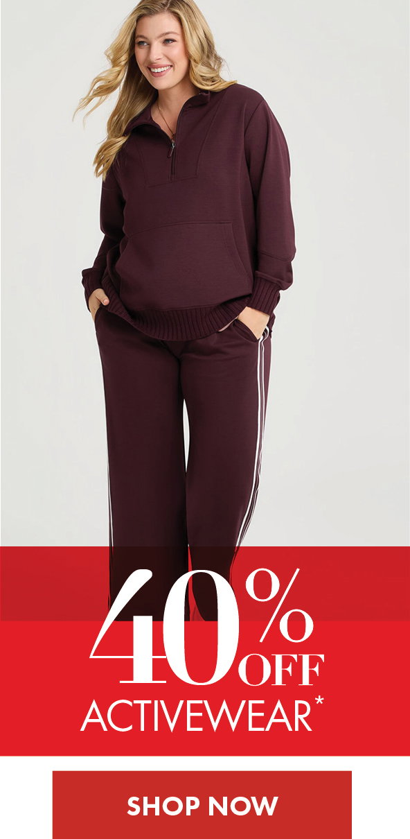 40% off Activewear