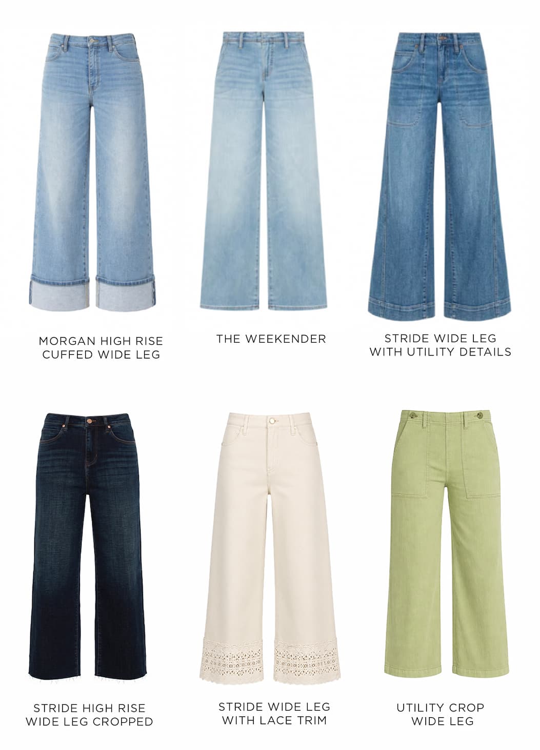 The wide leg edit