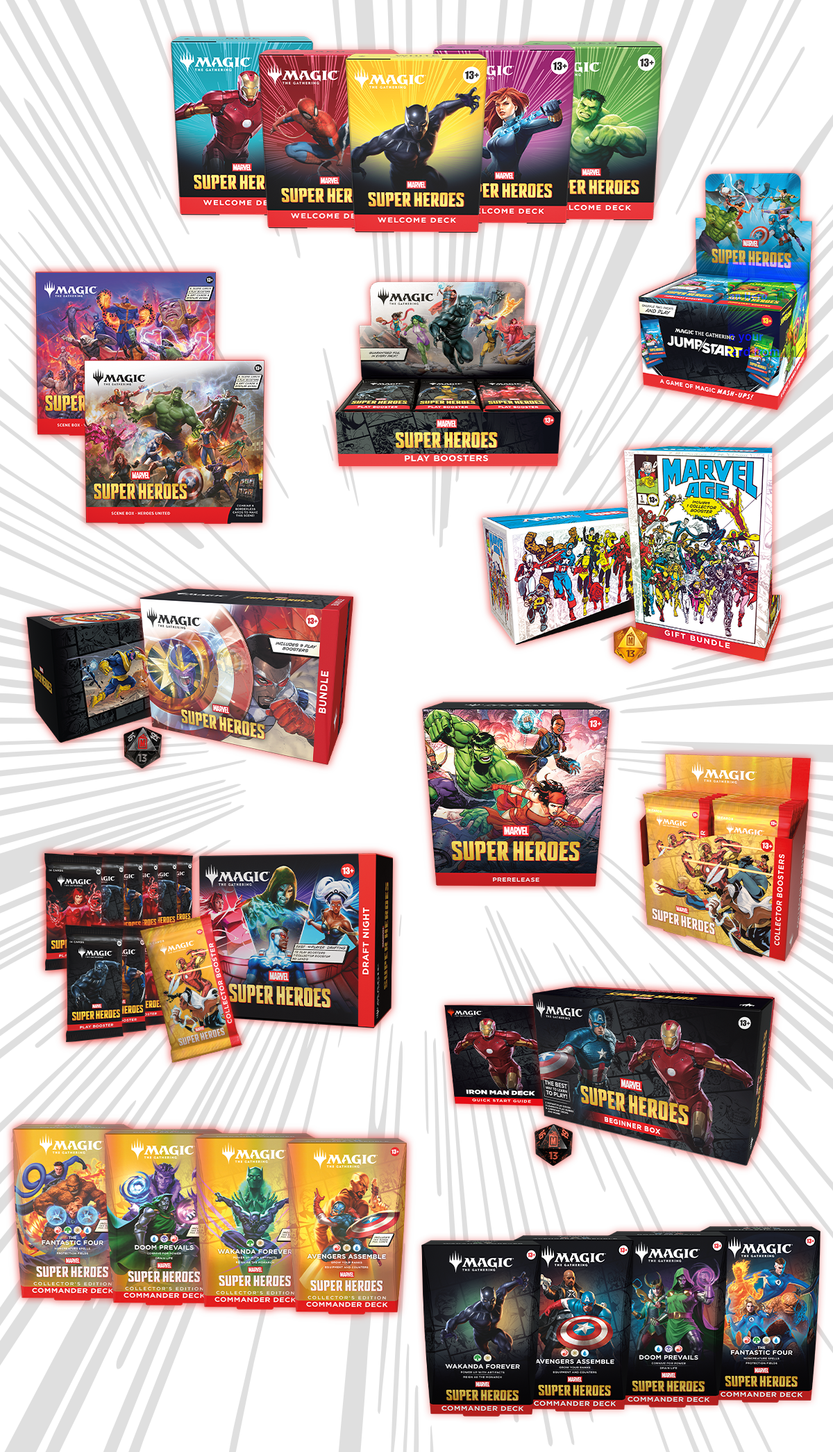 Magic: The Gathering® | Marvel Super Heroes Products