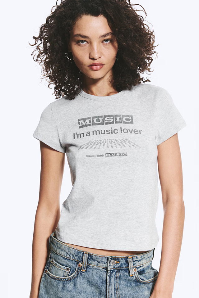 BOXY PRINTED SHORT-SLEEVED T-SHIRT