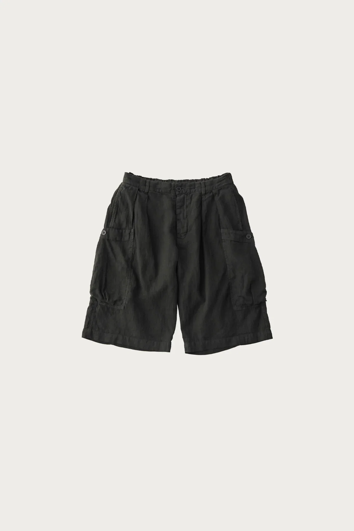 Image of Lithuanian Linen Gear Shorts - Dark Grey
