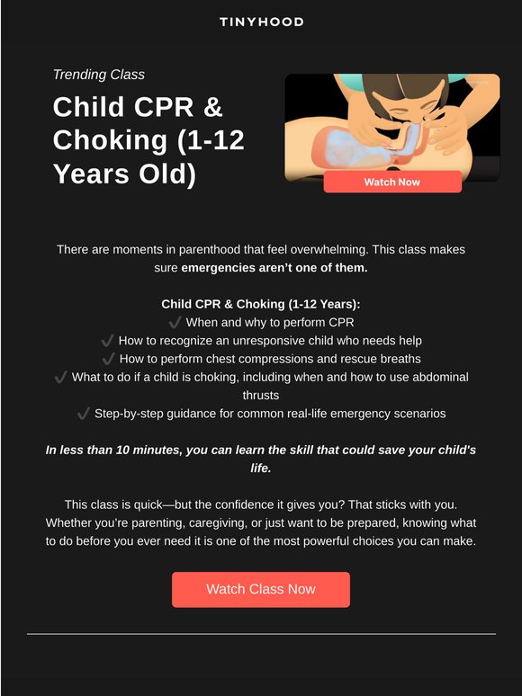 Trending Class: Child CPR & Choking
