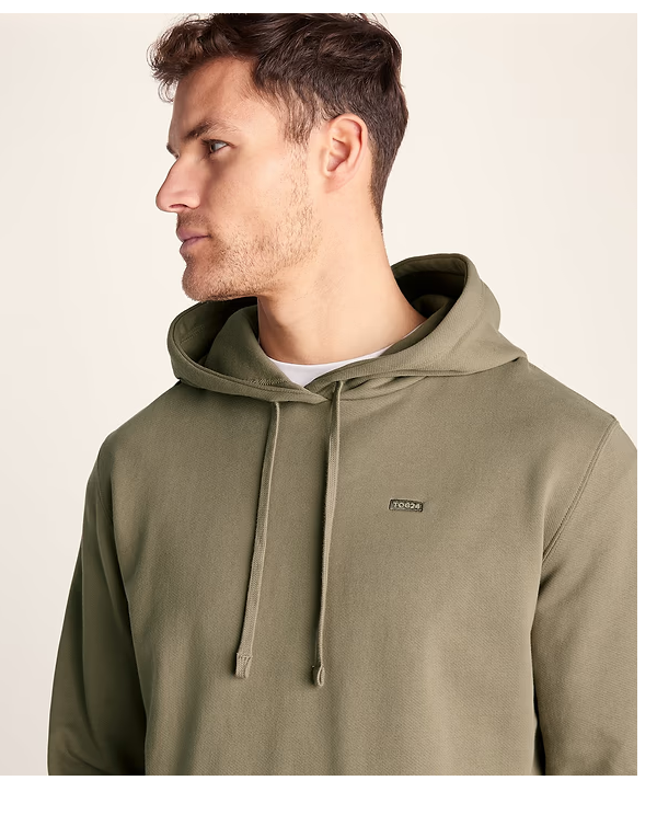Carlton Mens Oversized Heavyweight 100% Cotton Hoody - Mushroom