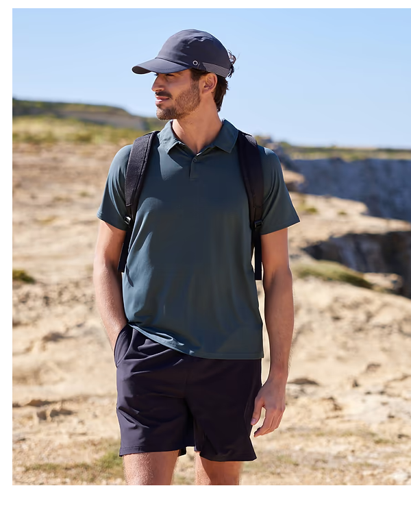 Hector Mens Performance Polo Shirt - Aegean Teal
