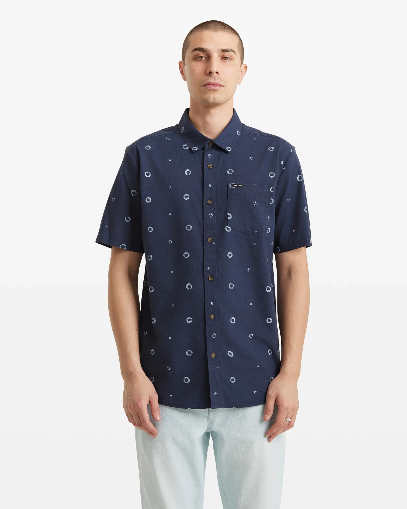Image of Men's Scaler Stone Woven Short Sleeve Shirt