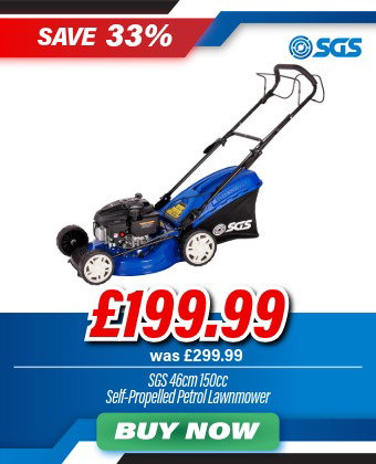 SGS 46cm Self-Propelled Petrol Lawnmower 150cc