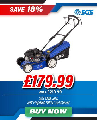 SGS 41cm Self-Propelled Petrol Lawnmower 131cc