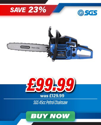SGS 45cc Petrol Chainsaw - 15in Bar