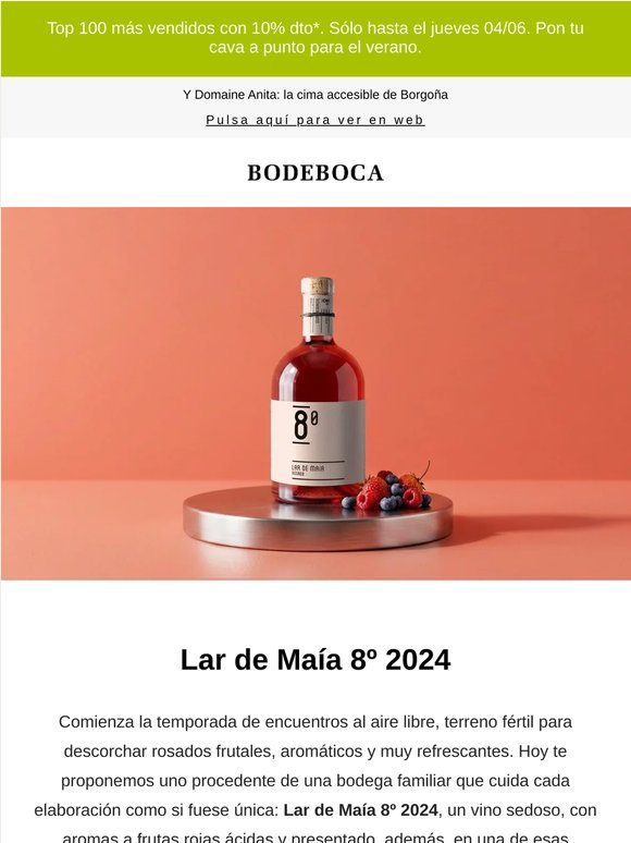 -40% en Lar de Maia 8º 2024, tu rosado para este verano