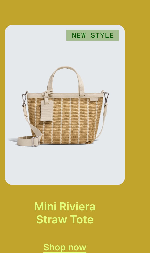 Mini Riviera Straw Tote | Shop now