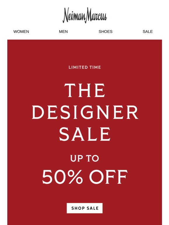 The Designer Sale: Fresh designer drops