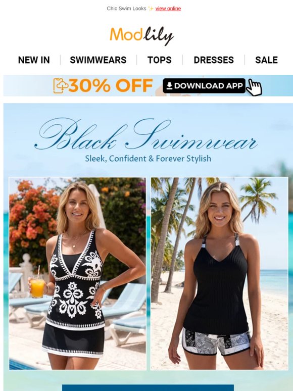 Classic Black Swimsuits For You 🖤