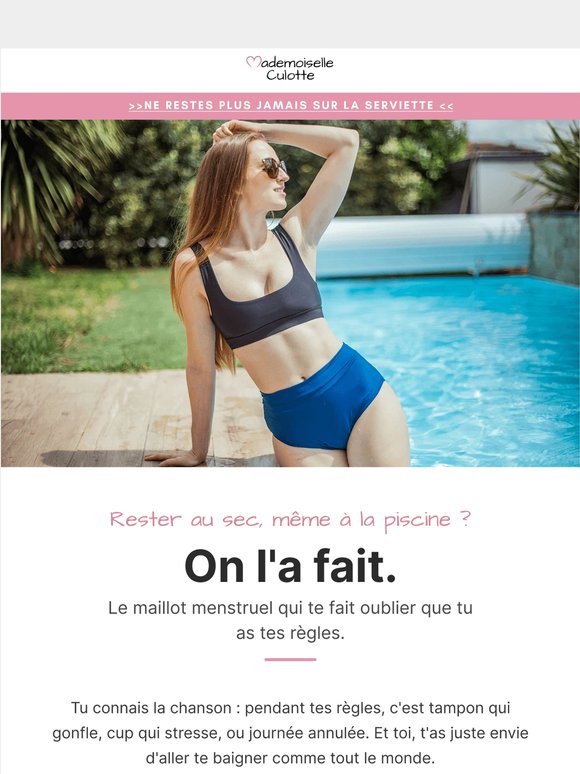 Et pour la piscine, je fais comment ? 🌊