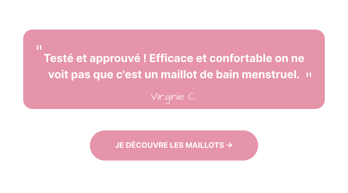 Avis maillot de bain menstruel 
