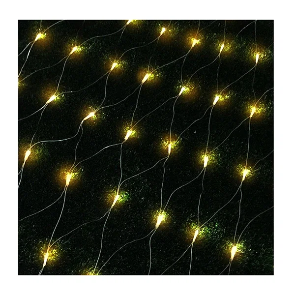 1000 Led Christmas Lights 4Mx6M Net String Light Warm White