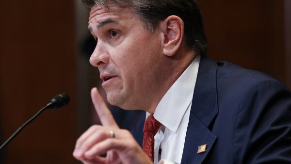 Acting U.S. Attorney General Todd Blanche testifies during a Senate appropriations hearing on May 19, in Washington, D.C. 
