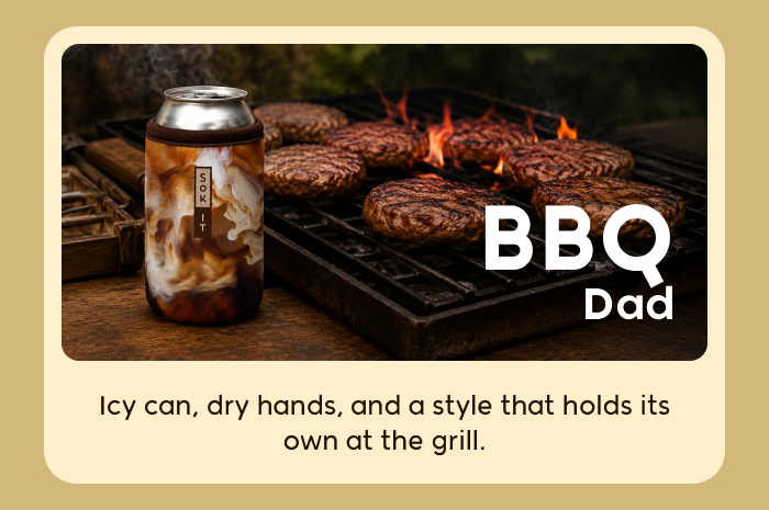 Drinkware beside a barbecue grill