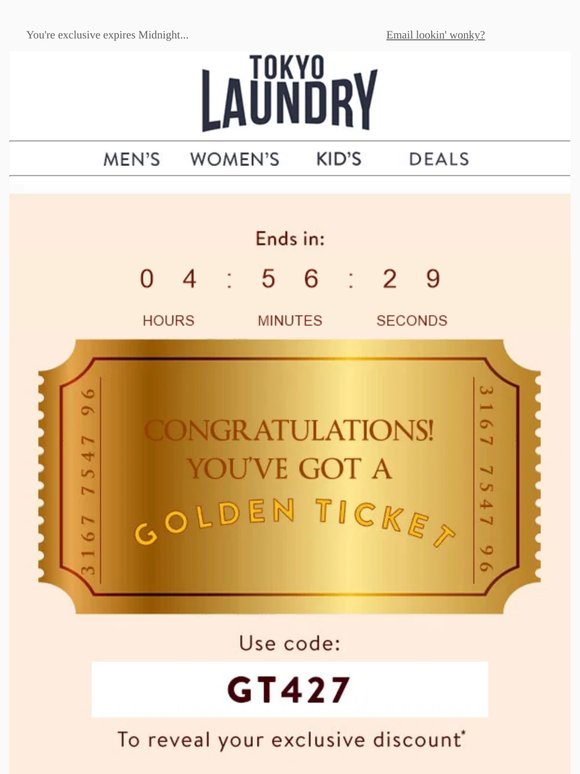 Less than 5 hours left!