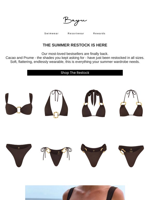 The Summer restock is here