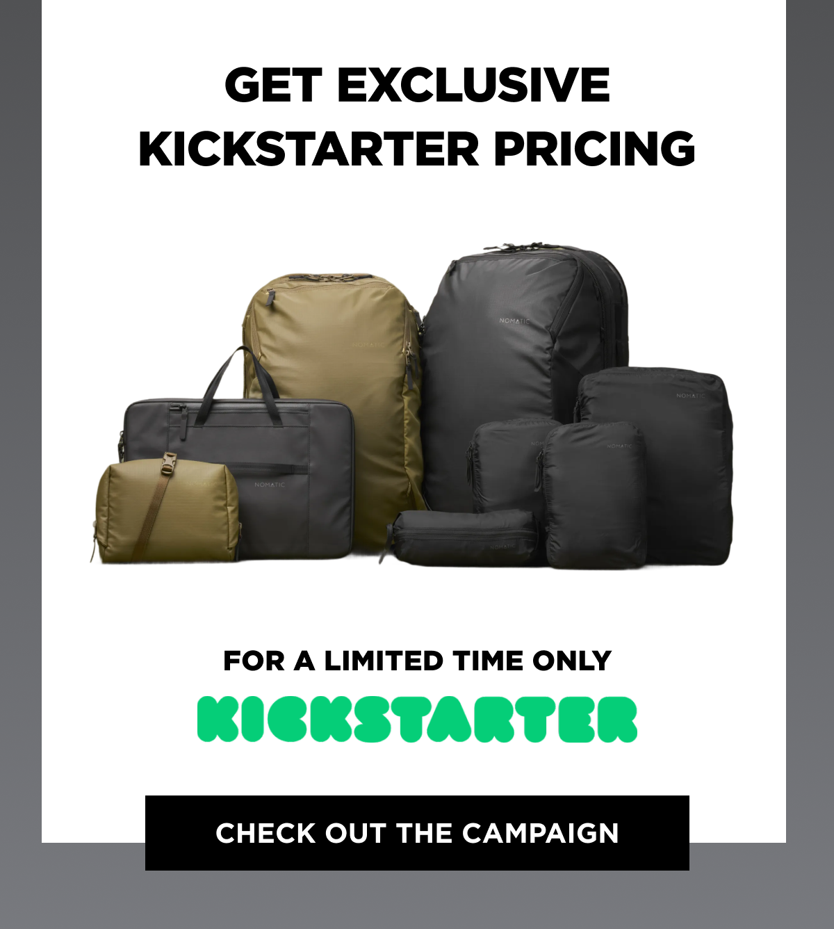 Get exclusive kickstarter pricing  NOW LIVE ON KICKSTARTER  [CHECK OUT THE CAMPAIGN]
