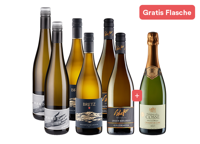 6er-Paket Gartenparty + GRATIS Crémant