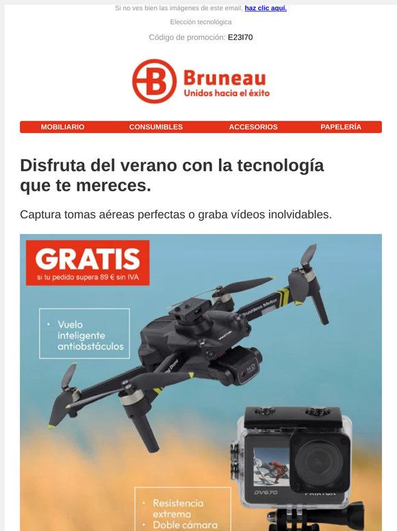¿Dron o Cámara sport? Prepara el verano más tecnológico