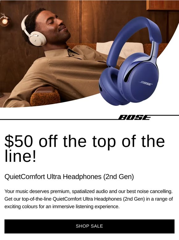 Save $50 on our best headphones!