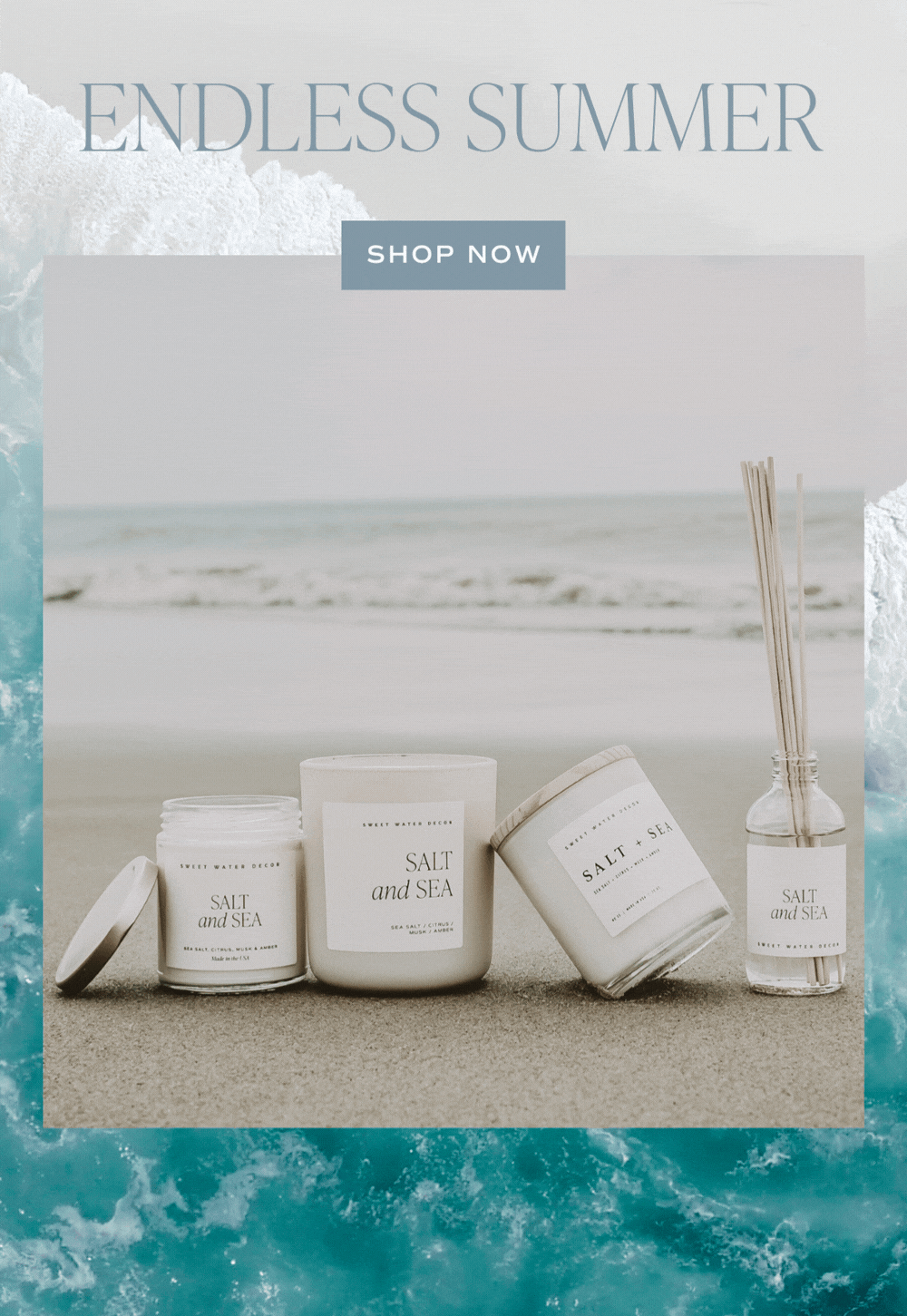 Capture the feeling of an endless Summer with these fresh scents
