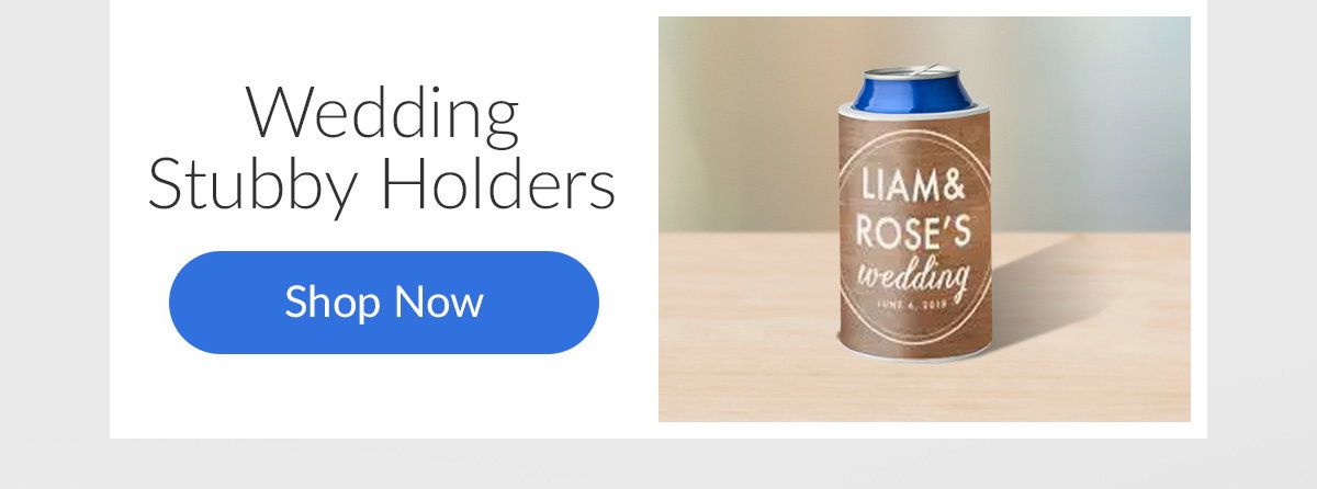 Wedding Stubby Holders