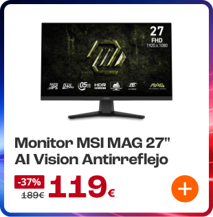 Monitor MSI MAG 27 pulgadas 240 Hz