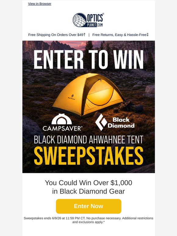 Check Out Our CampSaver Sweepstakes