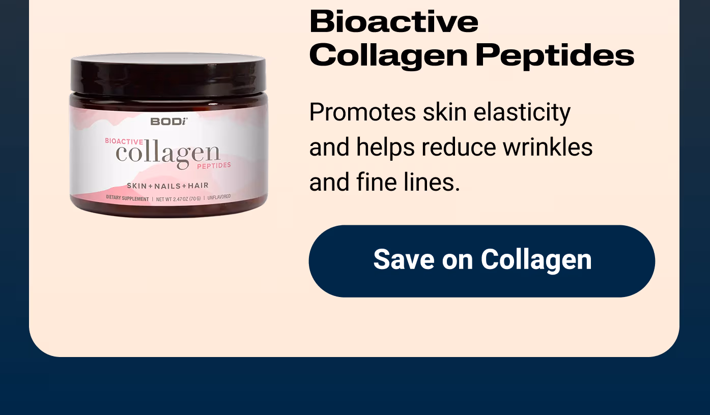 Bioactive Collagen Peptides: Promotes skin elasticity and helps reduce wrinkles and fine lines.