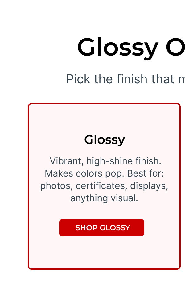 Shop Glossy
