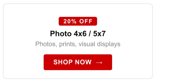 Photo 4x6 / 5x7 Photos, prints, visual displays