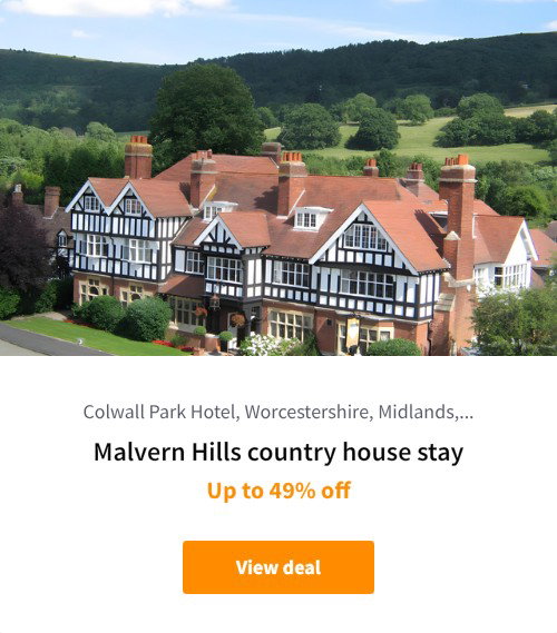 Malvern Hills country house stay