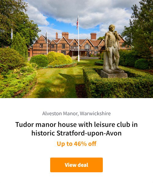 Tudor manor house with leisure club in historic Stratford-upon-Avon