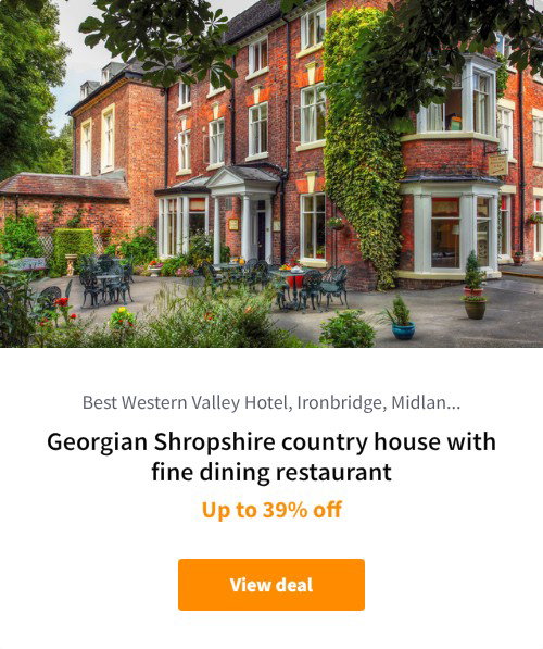 Georgian Shropshire country house with fine dining restaurant