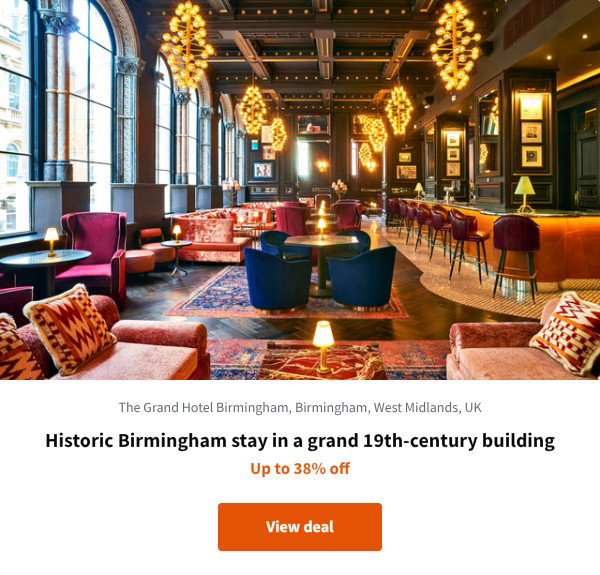 Historic Birmingham stay in a grand 19th-century building