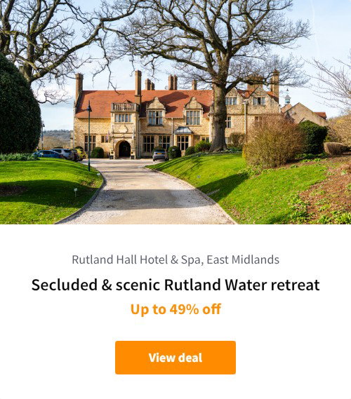 Secluded &amp; scenic Rutland Water retreat