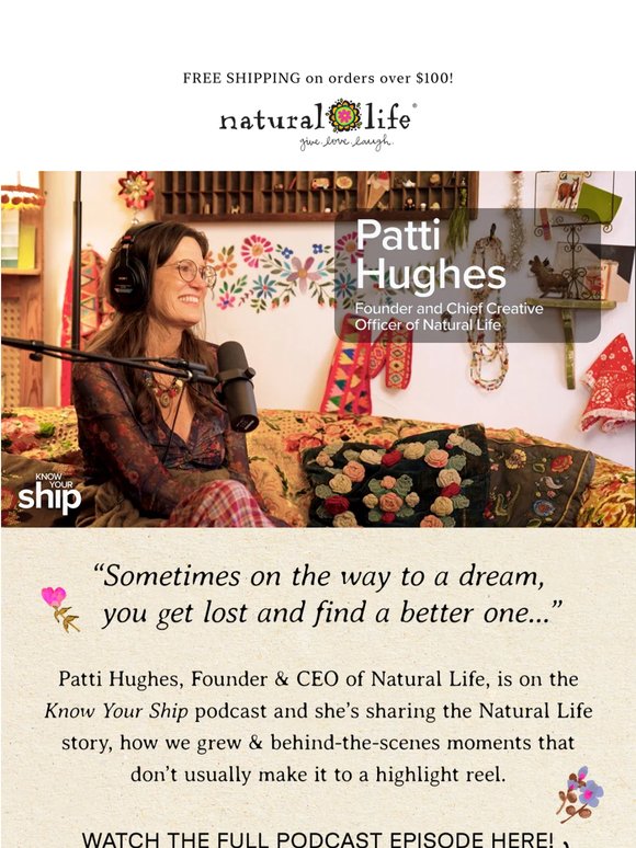Hear from Our Founder 🌻🎙️🌸