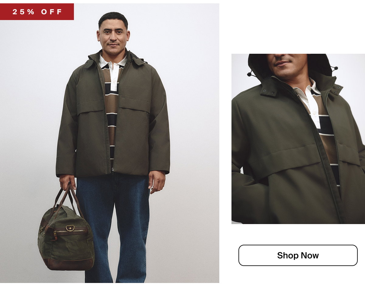 Textured Hooded Parka Shop Now
